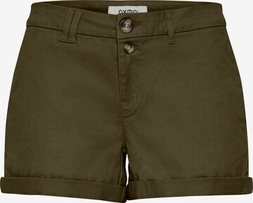 Oxmo Regular Broek 'Piera' in Groen: voorkant