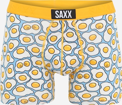 Boxeri 'VIBE' SAXX pe albastru deschis / galben / negru / alb, Vizualizare produs