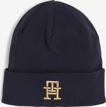 TOMMY HILFIGER Beanie in Blue: front