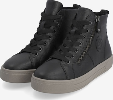 REMONTE High-Top Sneakers in Black