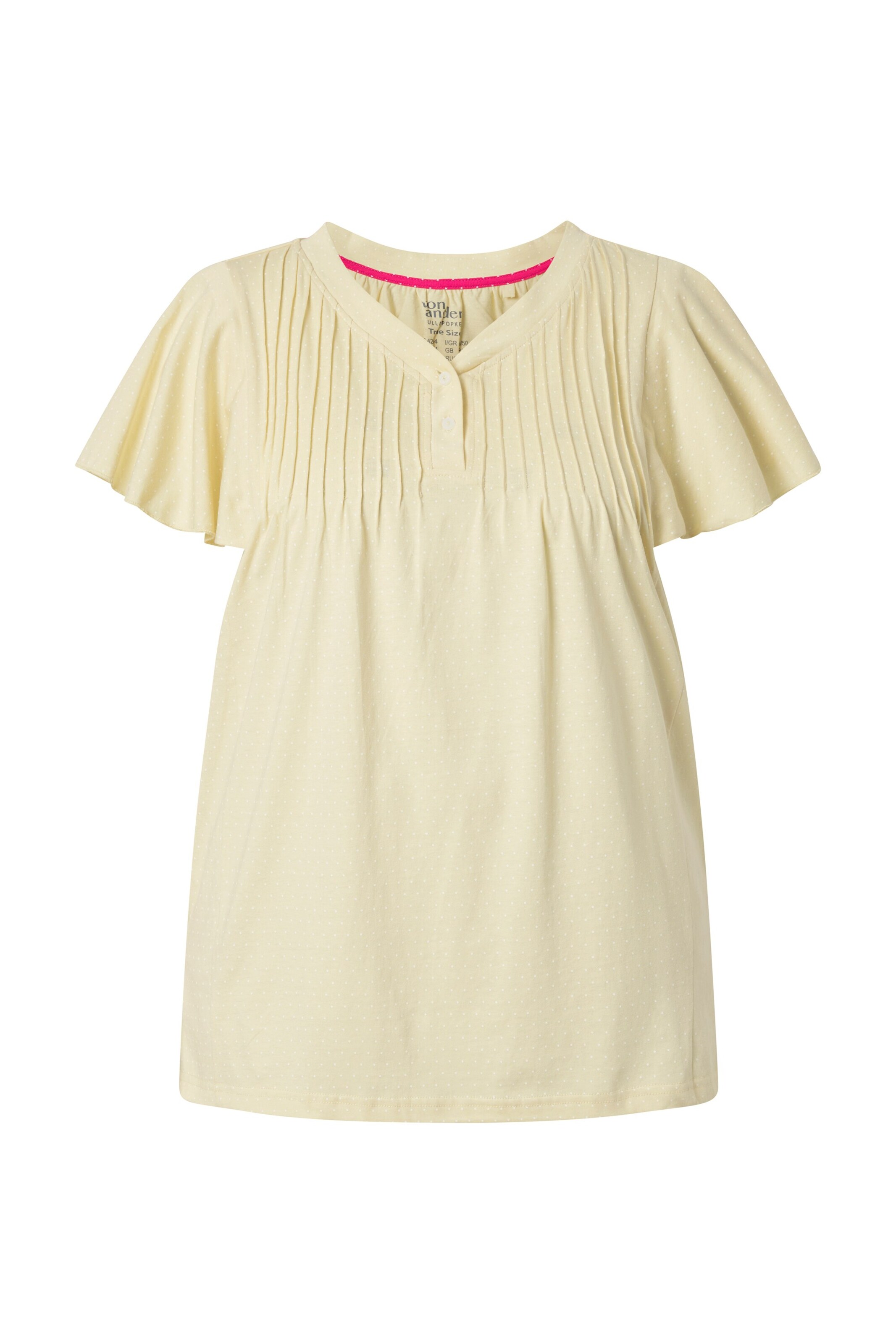 Ulla Popken Shirt in Gelb: Vorderseite