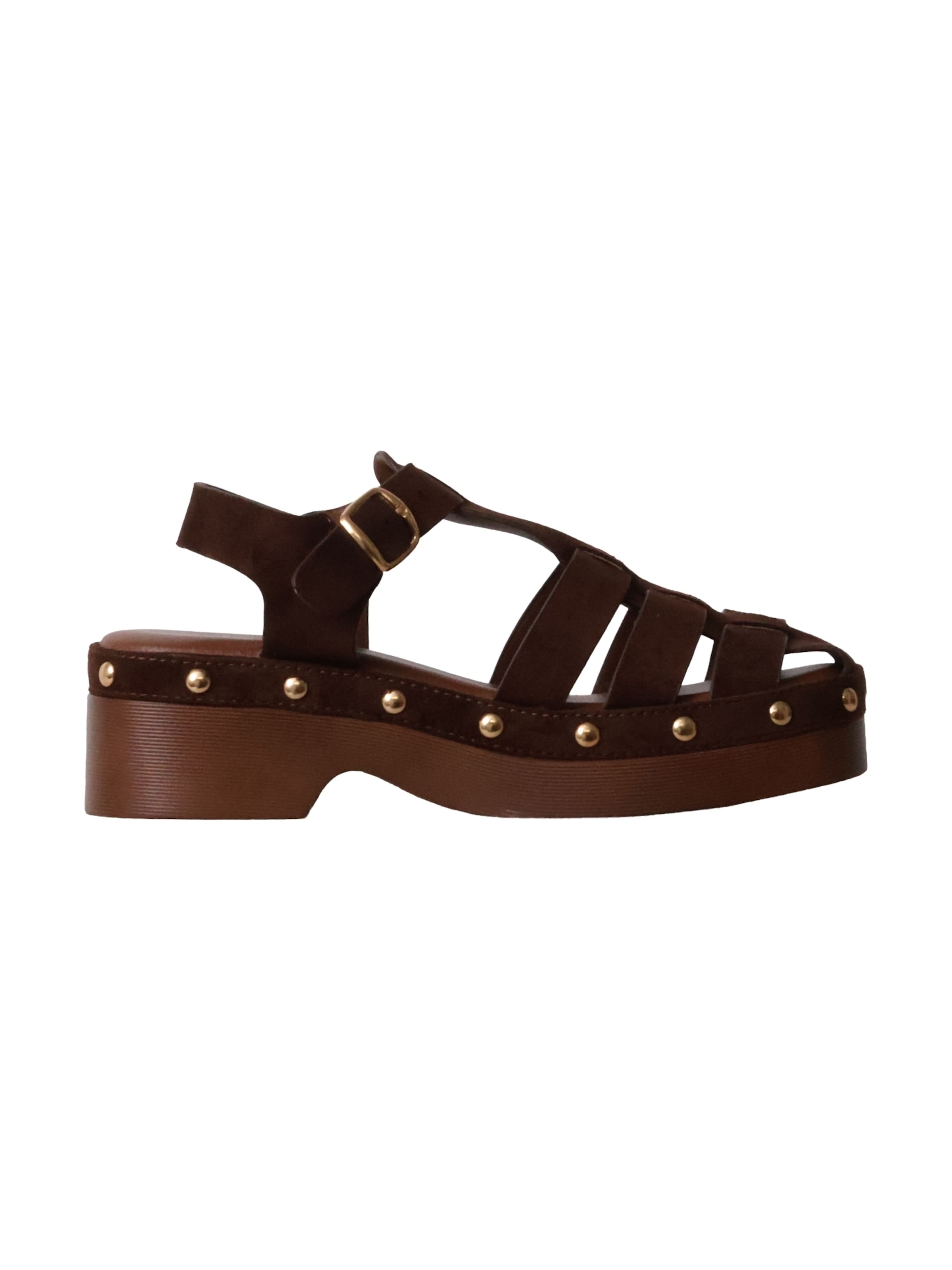 Super Mode Sandals in Brown