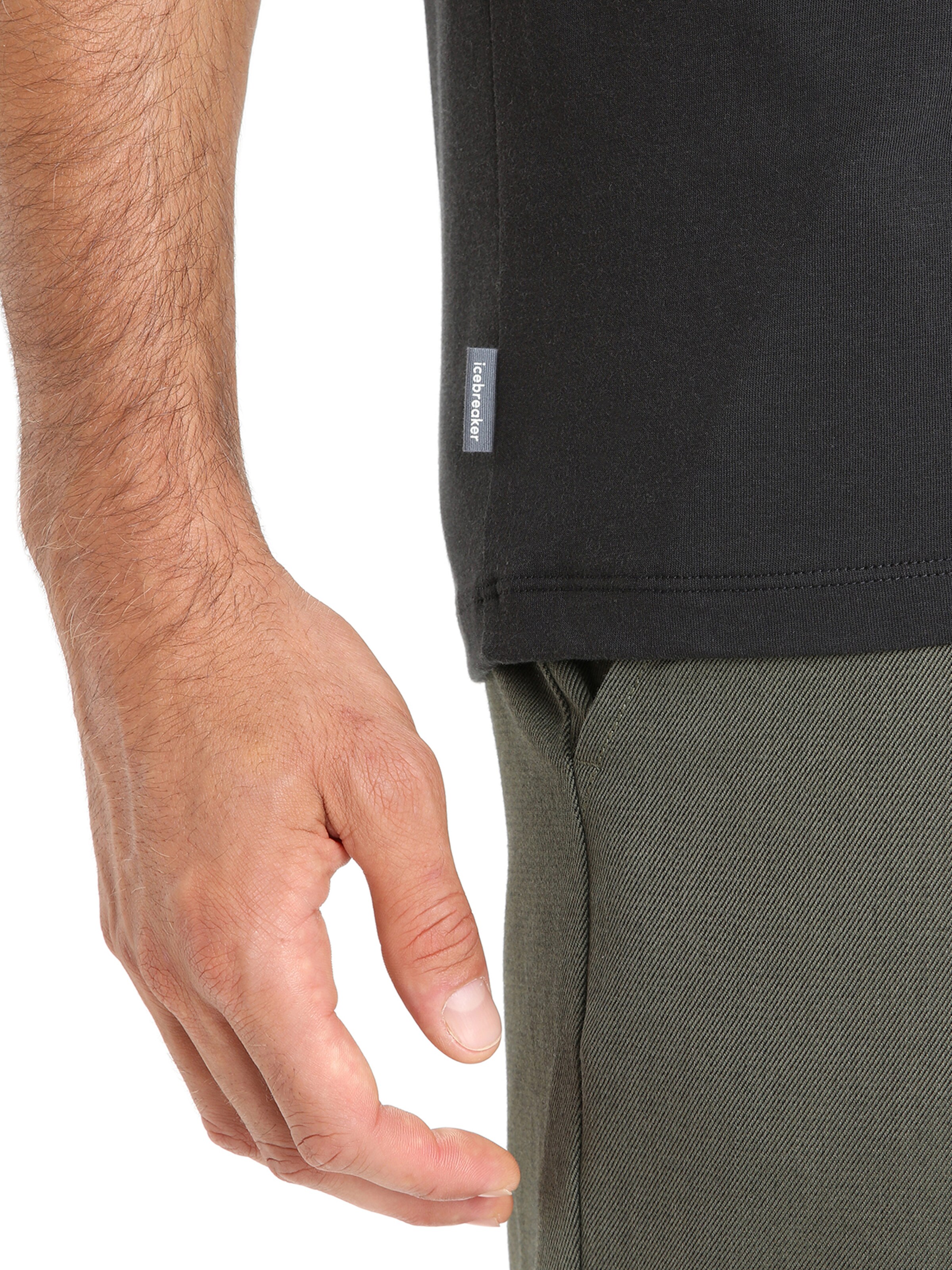 ICEBREAKERTehnička sportska majica - crna boja