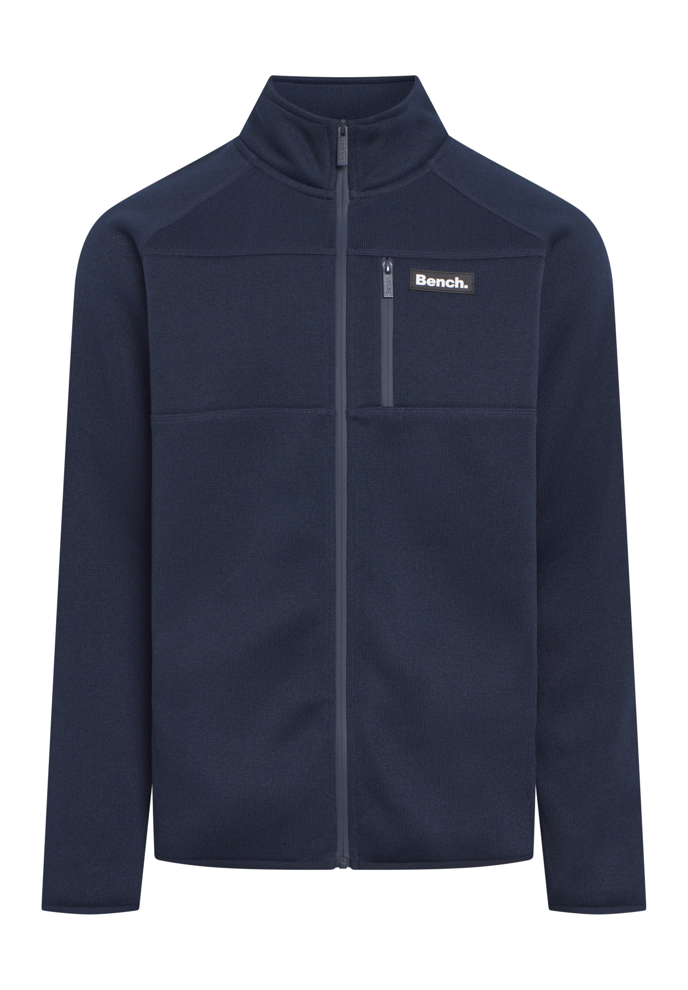 BENCH Fleecejacke in Blau: Vorderseite