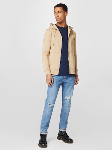 Giacca di felpa 'Star' di JACK & JONES in beige