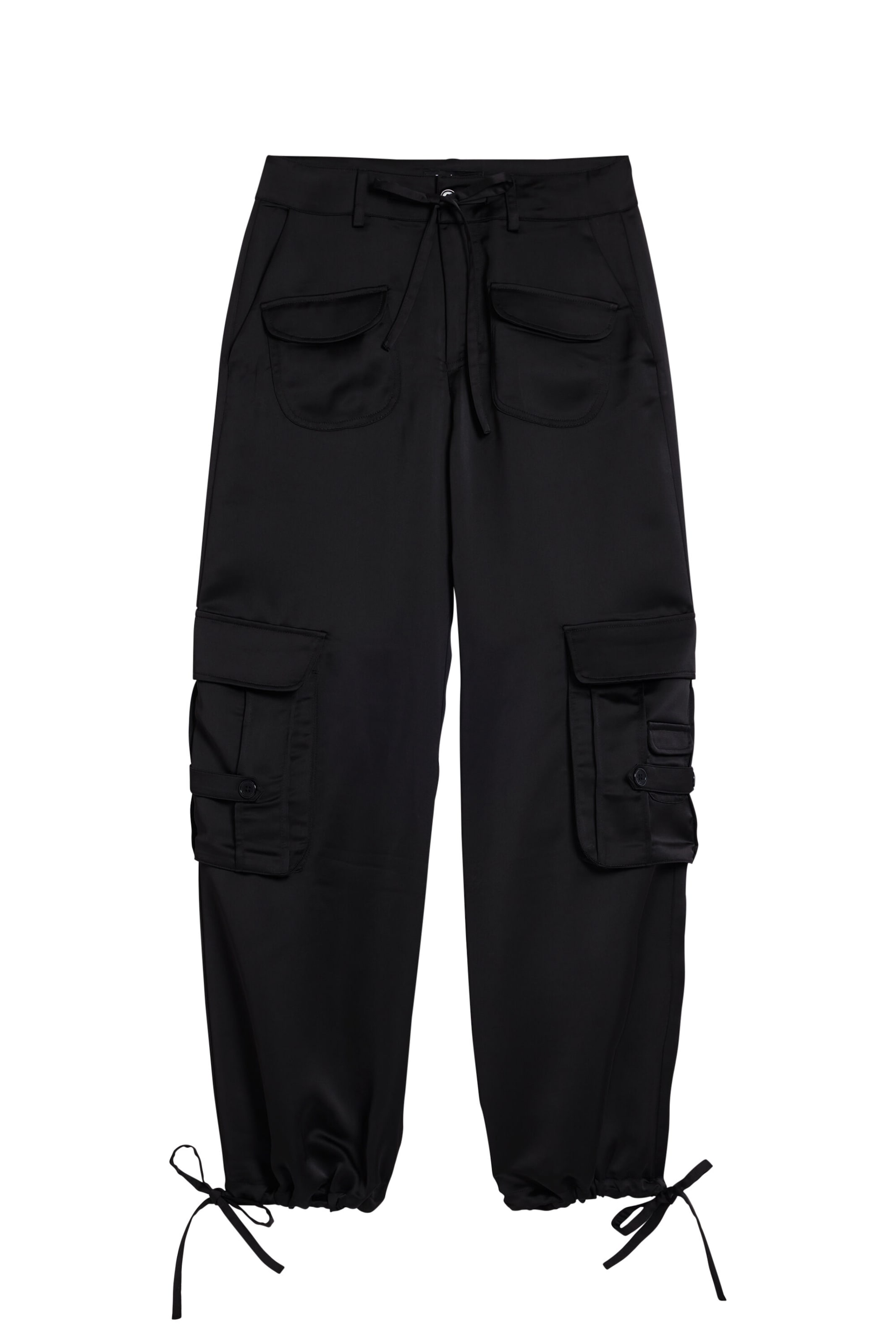 Desigual Tapered Cargobukser i sort: forside