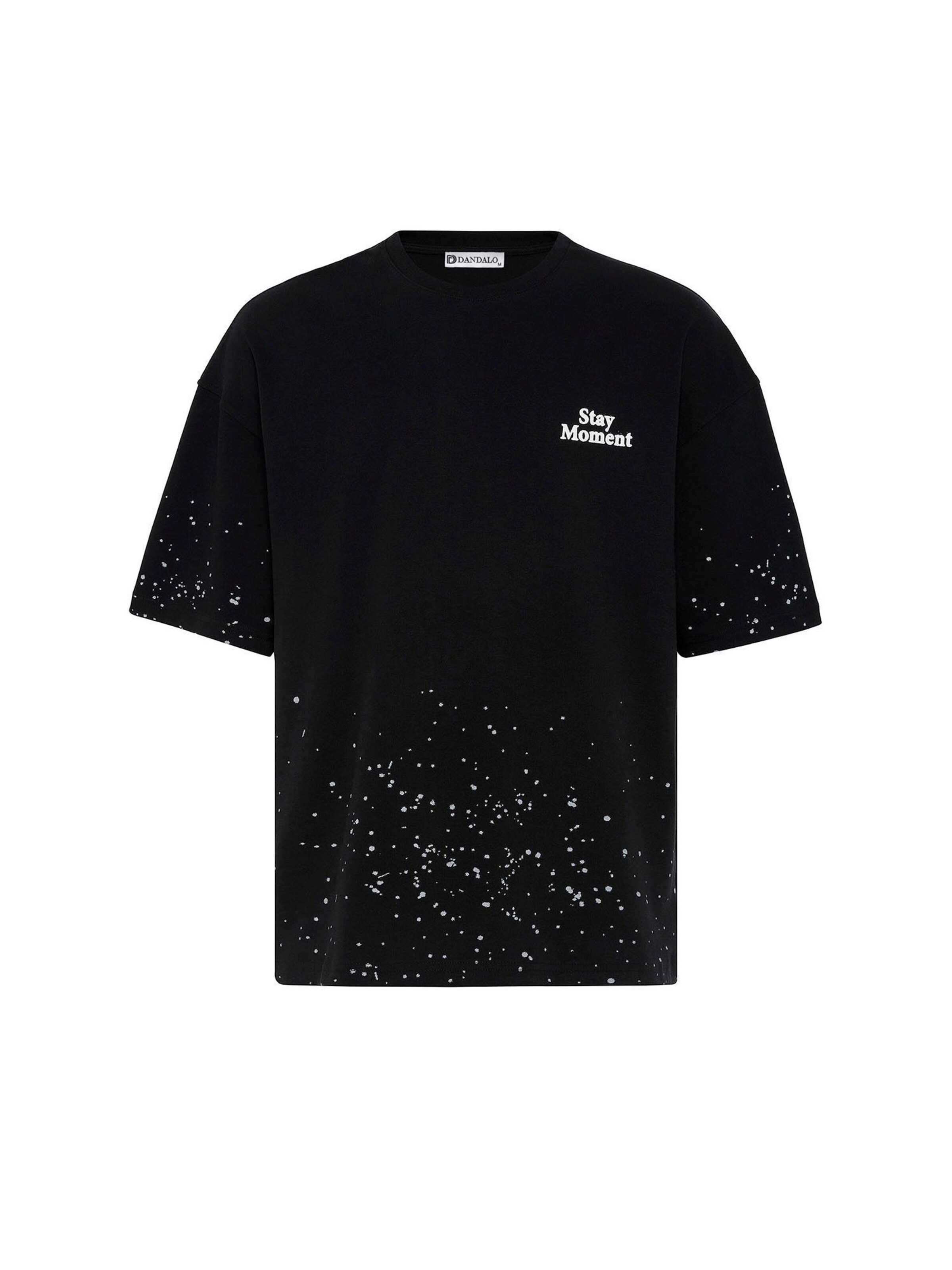 Tricou de la Dandalo pe negru: față