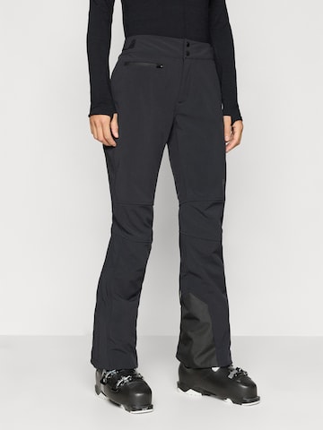 PEAK PERFORMANCE Flared Sportbyxa i svart: framsida