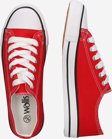 Wallis Sneakers laag 'Theodora' in Rood