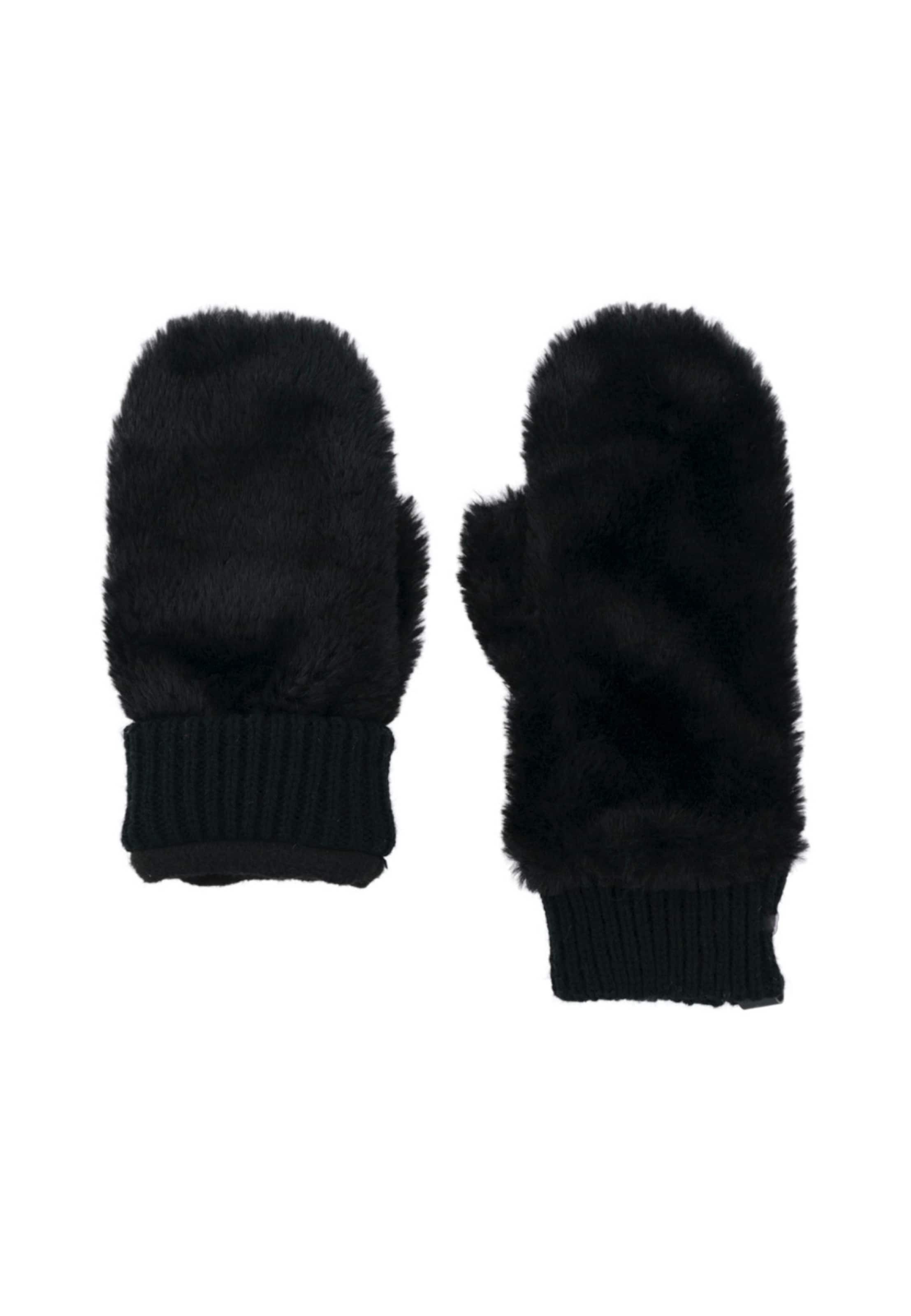 Bickley + Mitchell Μονοκόμματα γάντια σε μαύρο: μπροστά