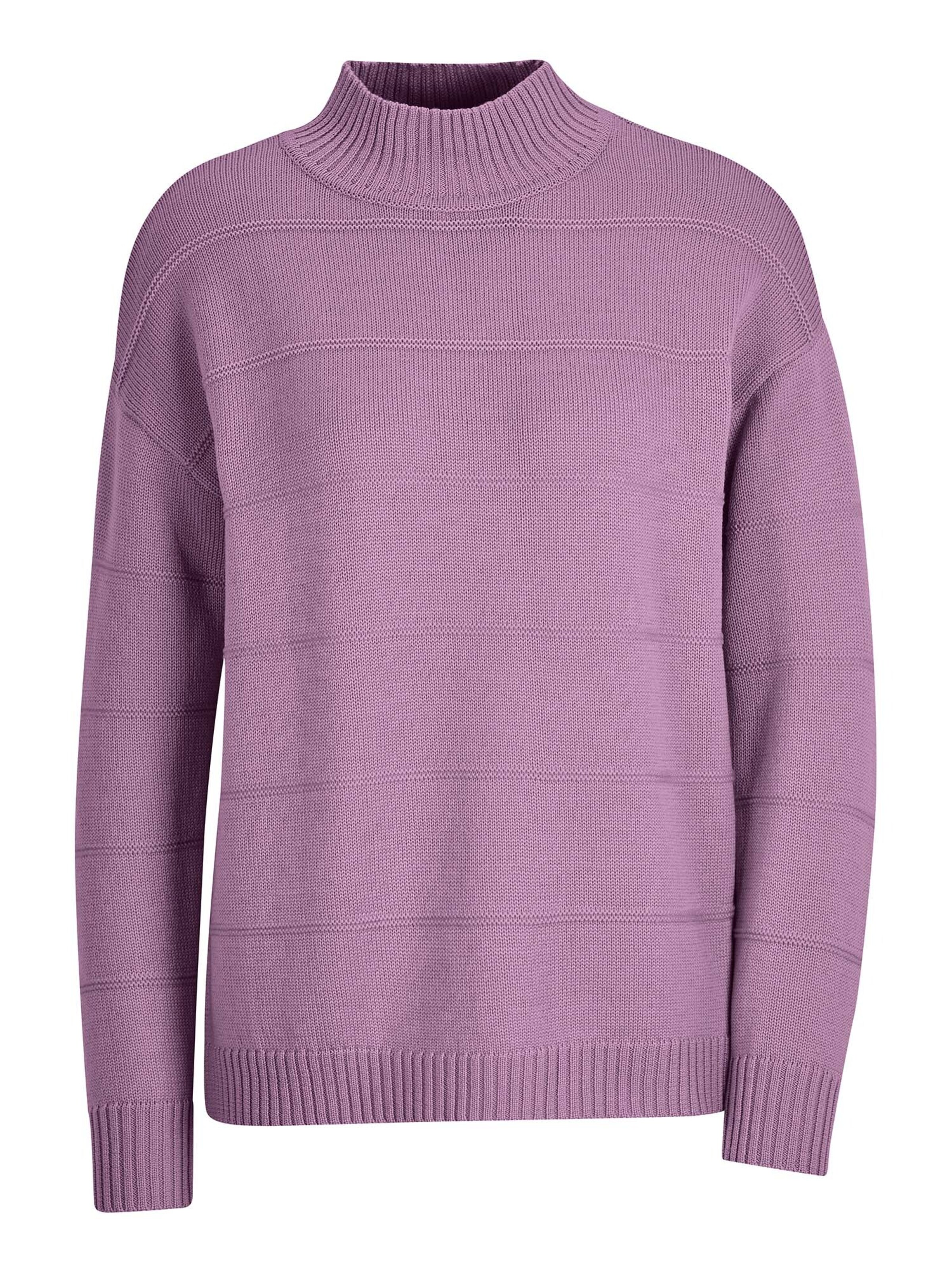 MADELEINE Pullover in Lila: Vorderseite
