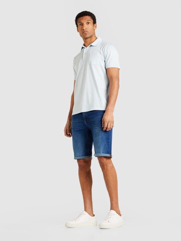 Lindbergh Slimfit Shorts 'Superflex' in Blau