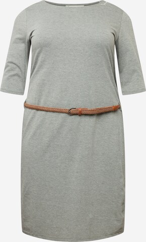 Ragwear Plus Šaty 'TAMILA' – šedá: přední strana