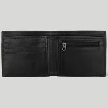 Buckle & Seam Wallet 'Bill' in Black