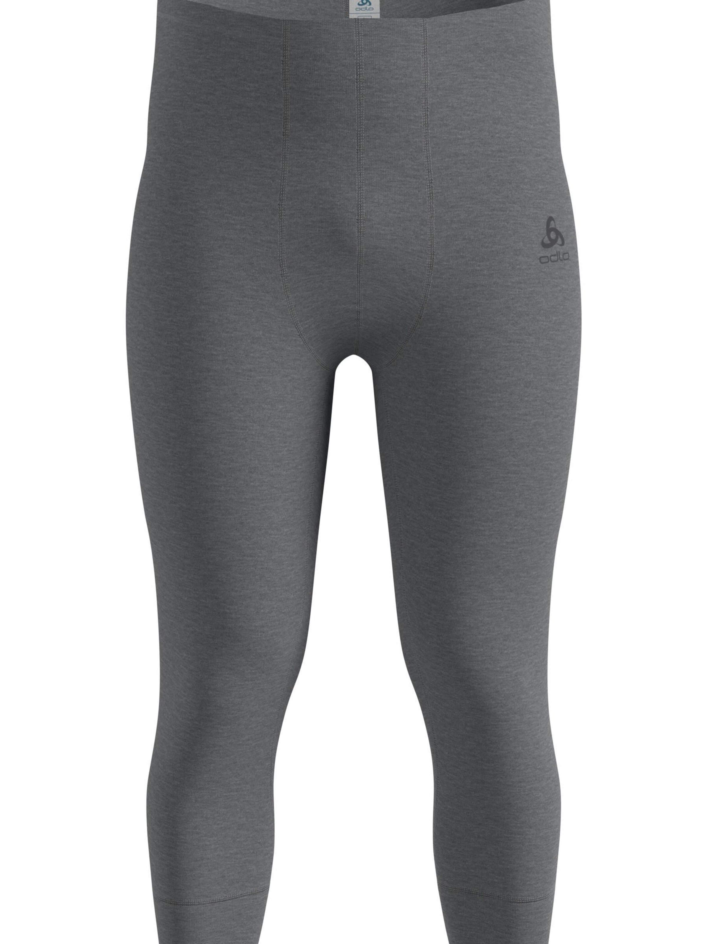 ODLO Slimfit Sporthose 'ACTIVE WARM'‌‌‌‌‌‌‌‌ in Grau: Vorderseite