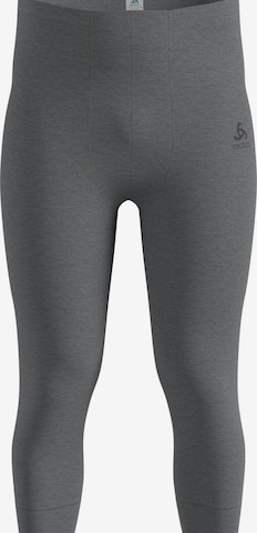 ODLO Slimfit Sporthose 'ACTIVE WARM' in Grau: Vorderseite