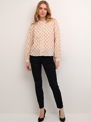 Cream Blouse 'Sandra' in Beige