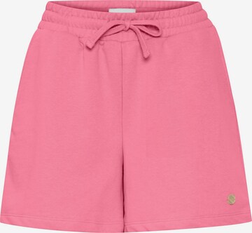 Oxmo Regular Sweatshorts 'Safri' in Pink: predná strana