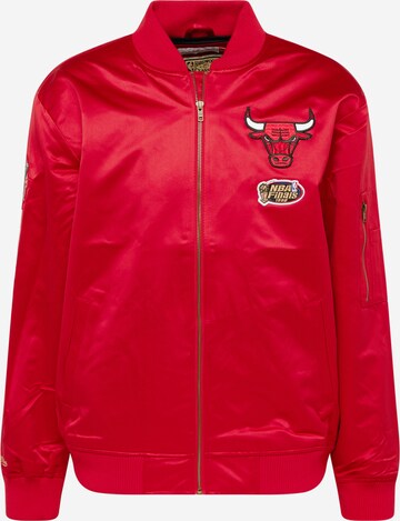 Veste mi-saison Mitchell & Ness en rouge : devant