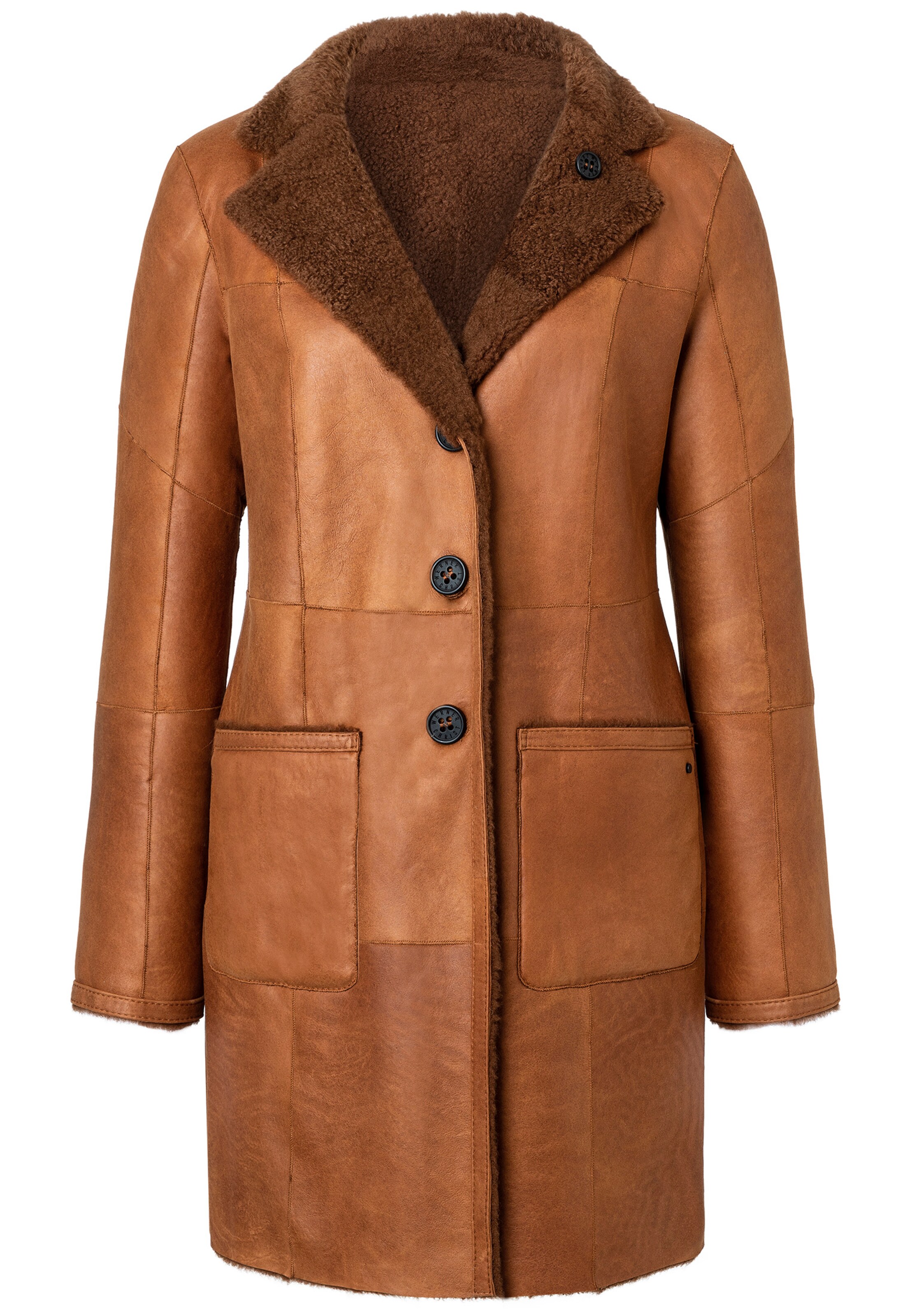 Werner Christ Winter coat 'Dunja CW' in Brown
