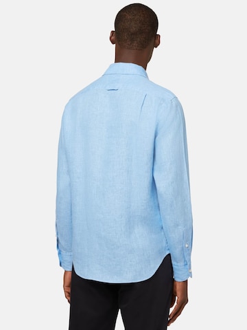 mėlyna Boggi Milano Priglundantis modelis Marškiniai