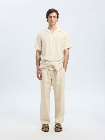 SELECTED HOMME Regular fit Πουκάμισο 'SLHNoa' σε μπεζ
