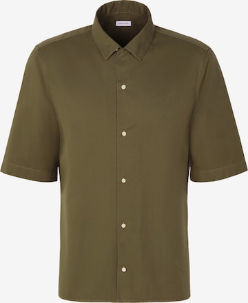 SEIDENSTICKER Regular fit Overhemd in Groen: voorkant
