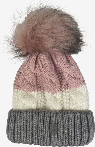 Kumixi Mütze 'Bommelmütze' in Pink: Vorderseite