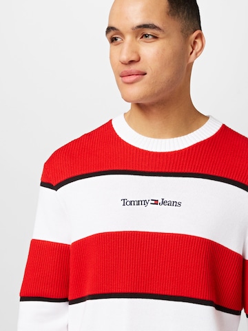 Tommy Jeans Πουλόβερ σε λευκό