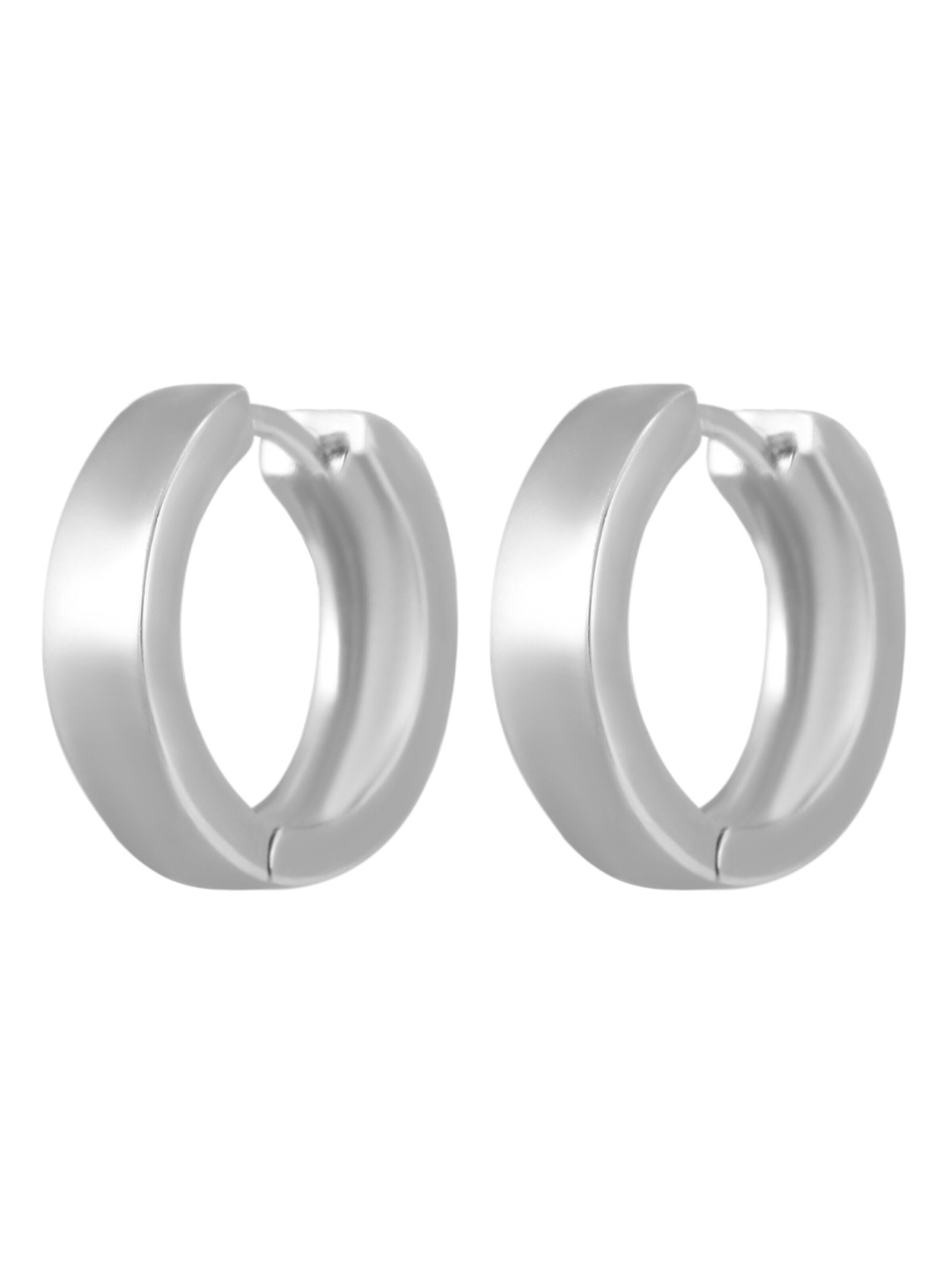 Akzent Earrings '"Maren" aus 925 Sterlingsilber, rhodiniert, langlebig' in Silver: front
