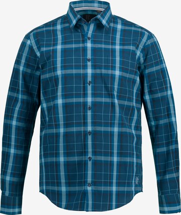 JP1880 Regular fit Button Up Shirt in Blue: front