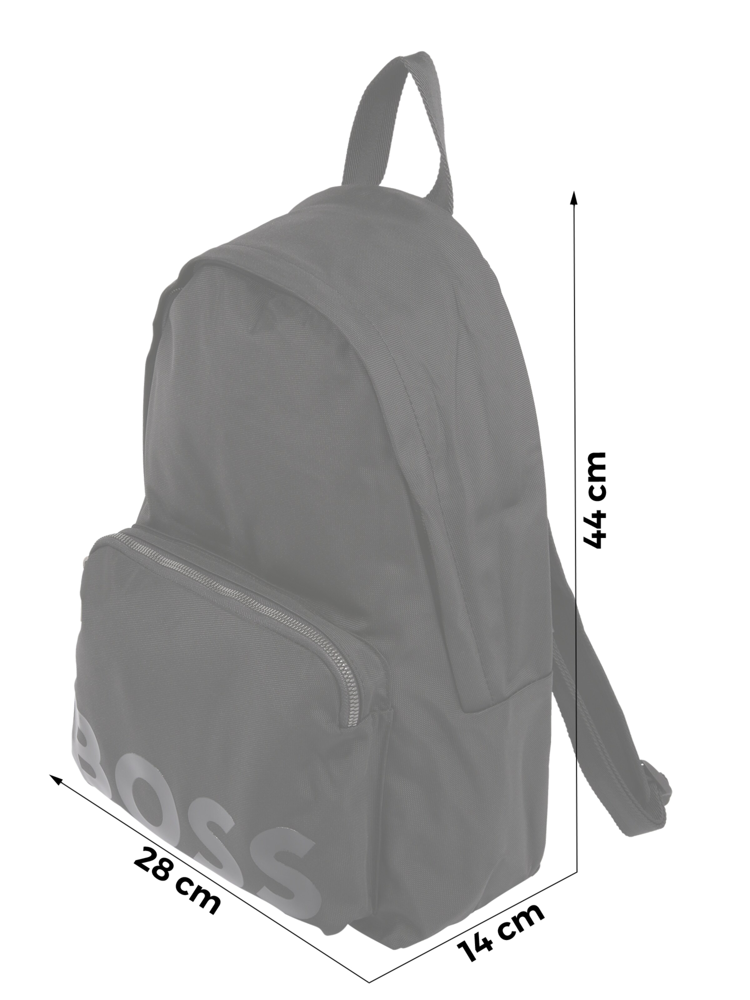 simple black backpack