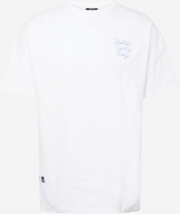 DENHAM Тениска 'LOND' в бяло: отпред