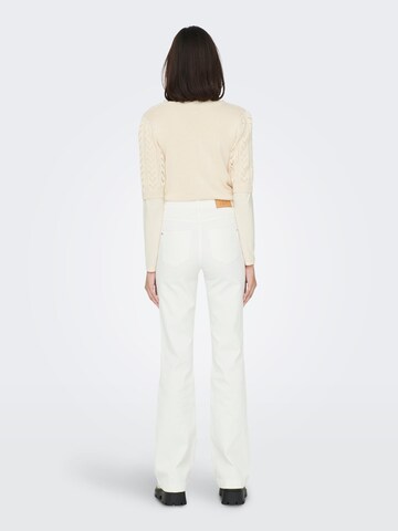 JDY Flared Jeans 'FLORA' in White