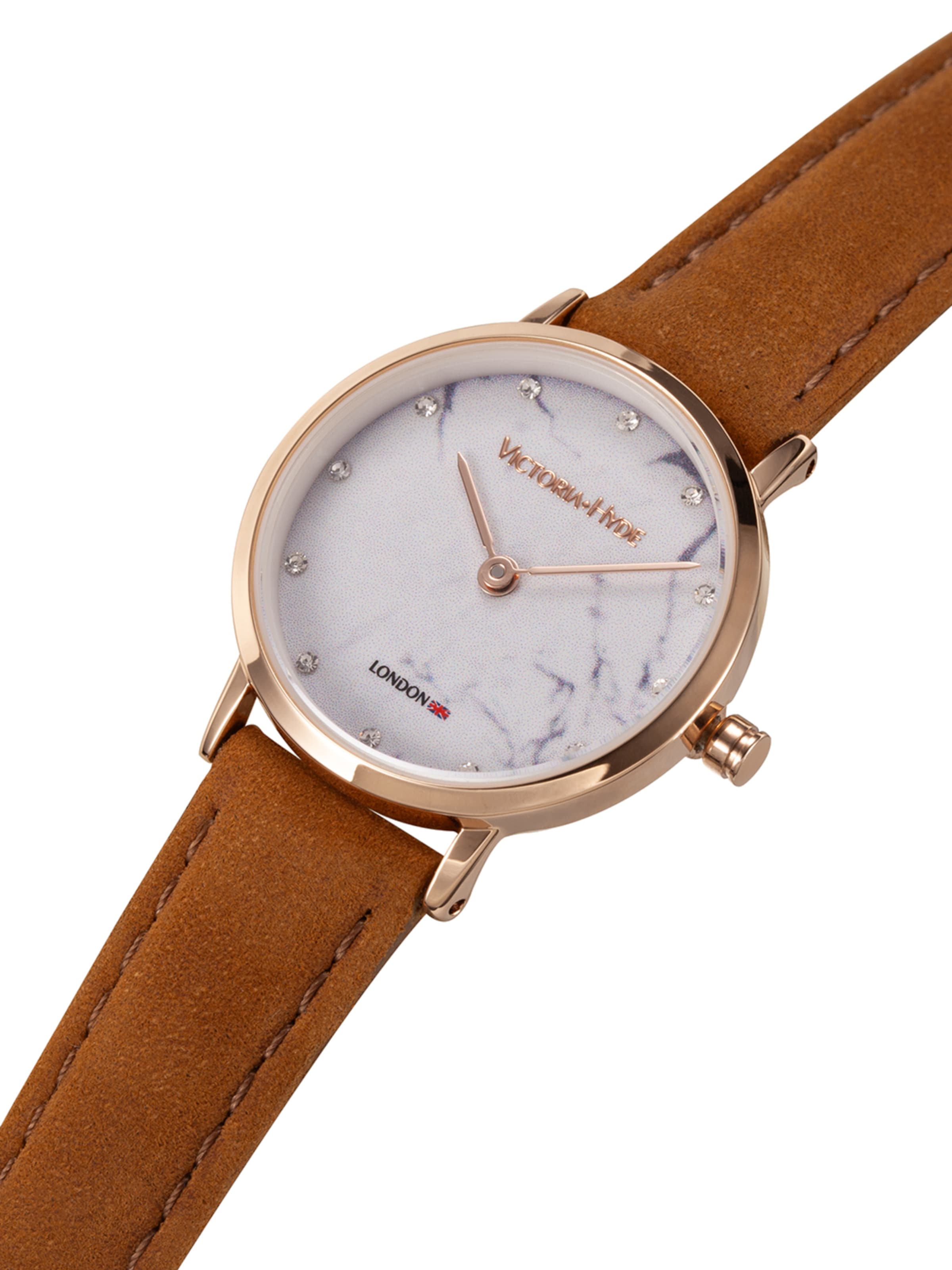 Victoria Hyde Uhr 'Marble' in Braun