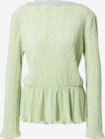 Monki - Camiseta en verde: frente