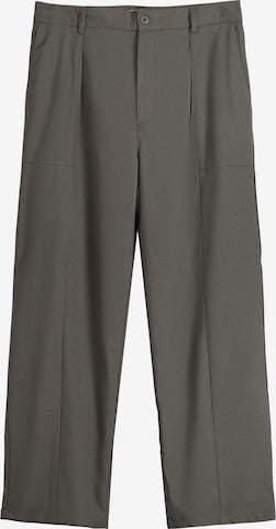 Bershka Loosefit Hose in Grün: predná strana