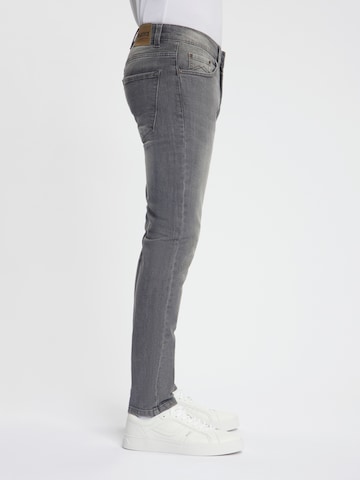 Maskovick Slimfit Jeans 'MASKOVICK - Heren Jeans - Slim Fit - Milano – Stretch - Denim Broek' in Grijs
