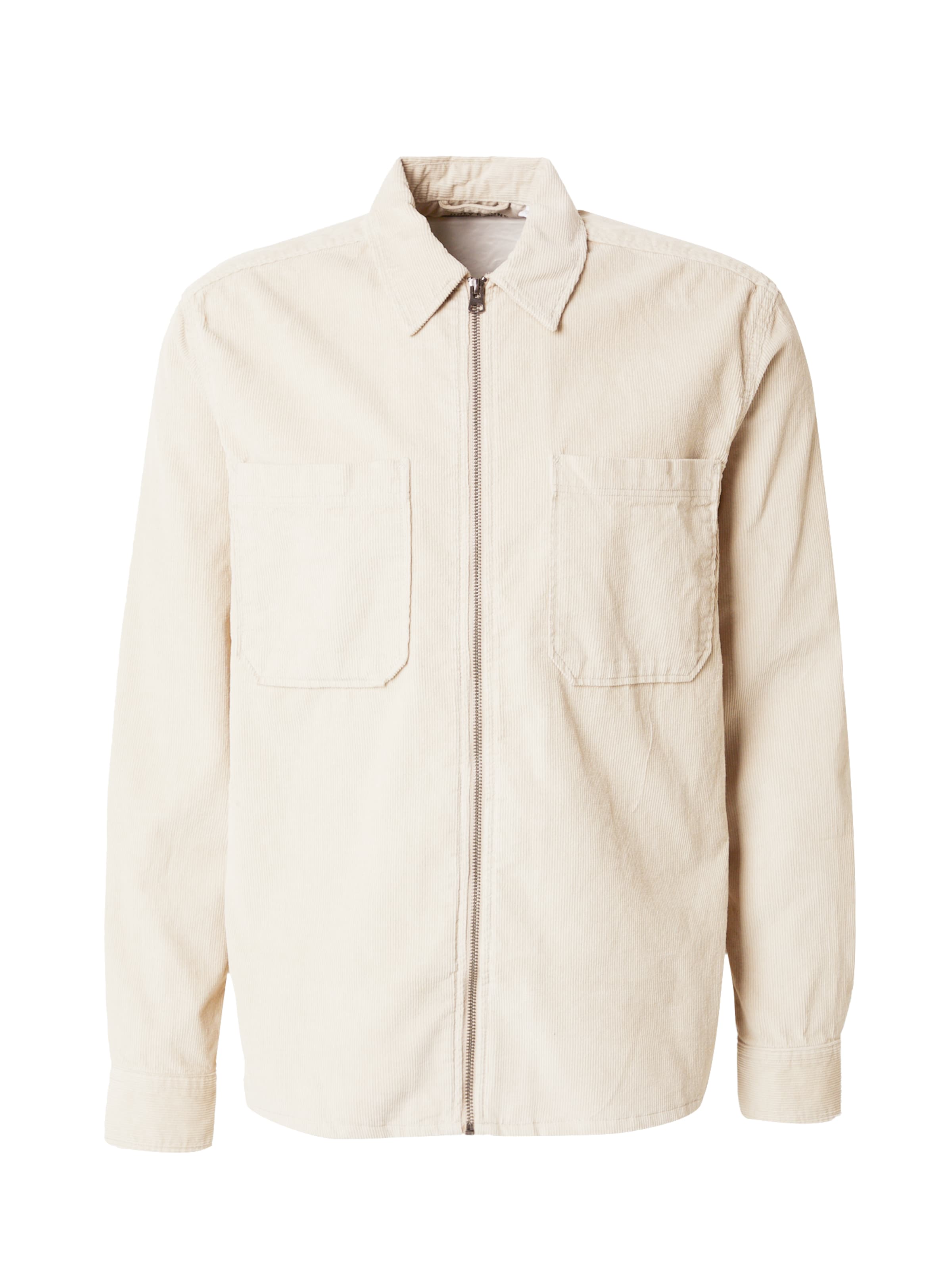 Only & Sons Comfort fit Button Up Shirt 'ONSAlp' in Grey: front