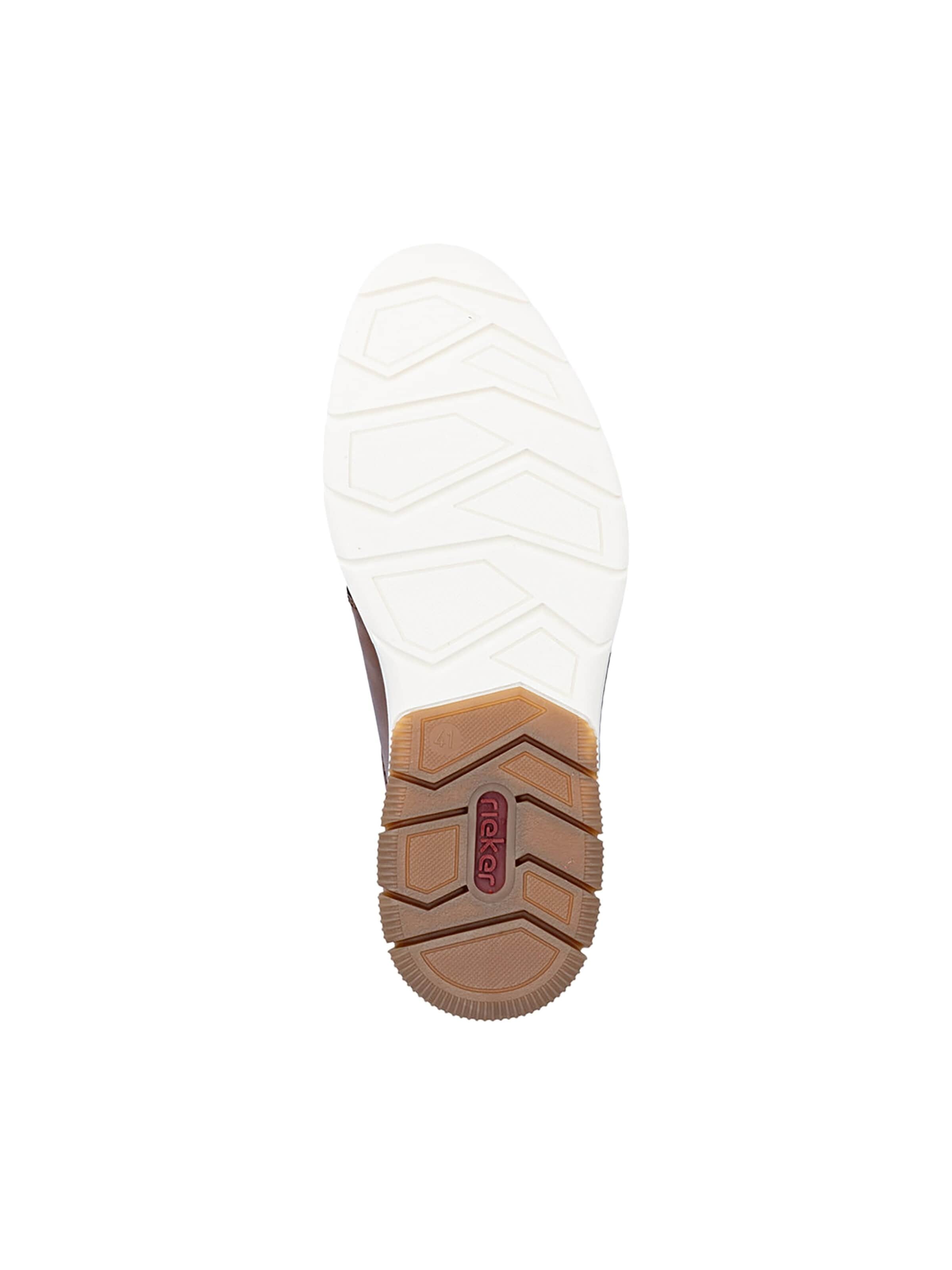 Chaussure basse 'Sneaker aus Clarino-Leder' Rieker en marron