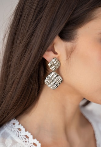 Boucles d'oreilles My Jewellery en argent : devant