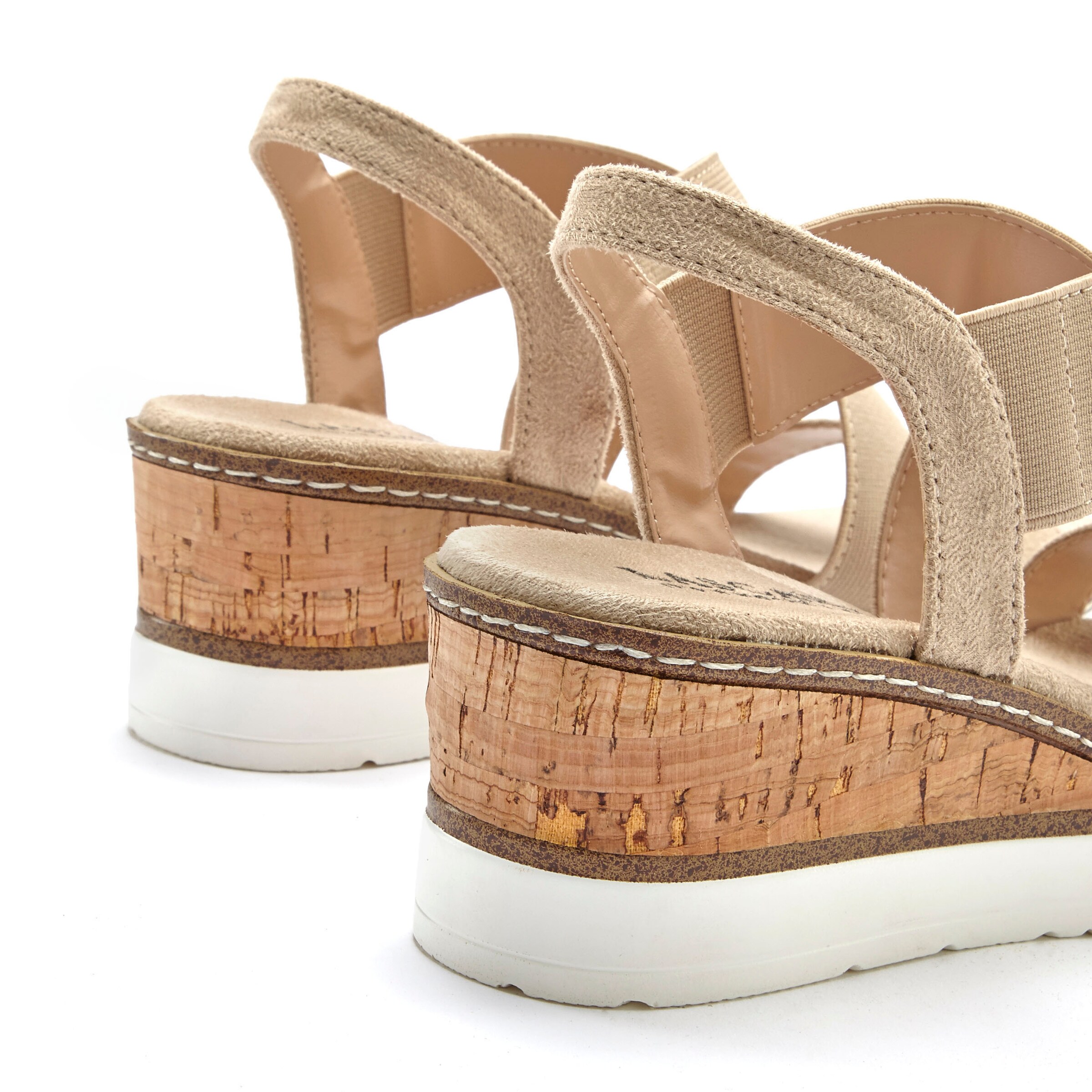 LASCANA - Sandalias en beige