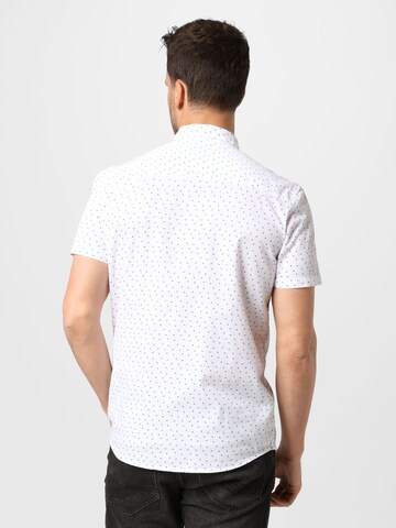 TOM TAILOR DENIM Slim fit Button Up Shirt in White