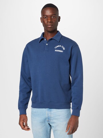 Harmony Paris Sweatshirt in Blue: front