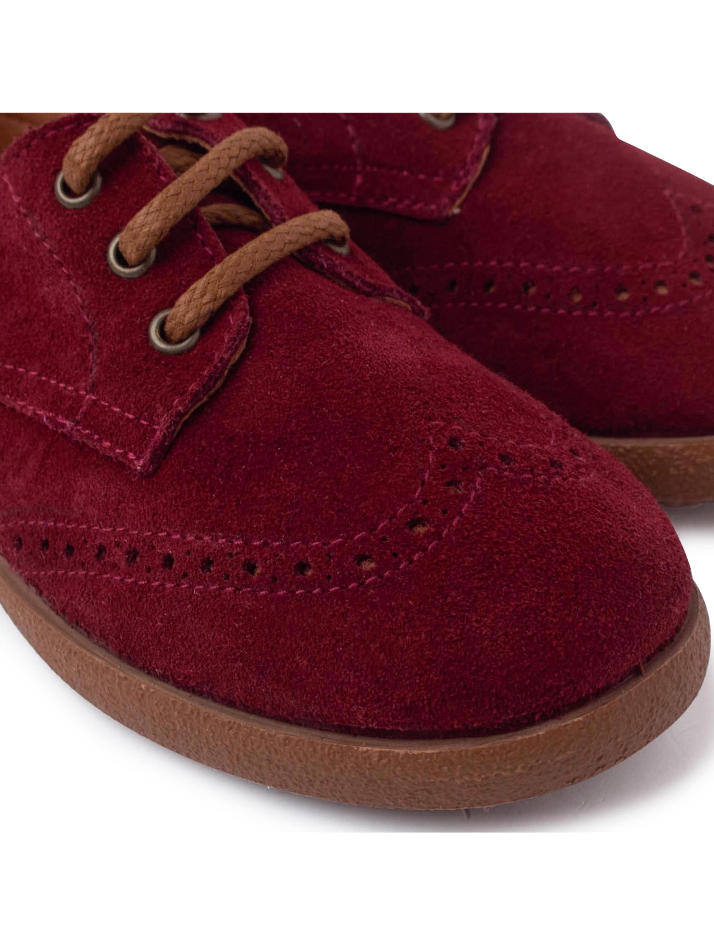 Scarpa bassa di Pisamonas in rosso