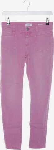 Closed Jeans in 25 in Pink: front