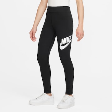 Nike Sportswear Skinny Leggings 'Essential' in Schwarz: predná strana