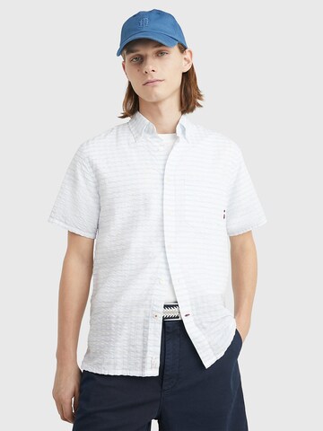 TOMMY HILFIGER Regular fit Button Up Shirt in White: front