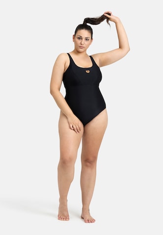 ARENA - Bustier Bañador de natación 'Solid Control' en negro