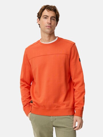 CAMEL ACTIVE Sweatshirt in Orange: front